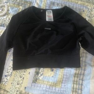 Gymshark black crop